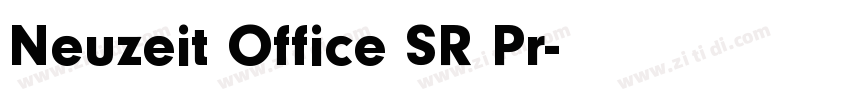 Neuzeit Office SR Pr字体转换